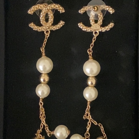Authentic Chanel Earrings - Picture 2 of 5